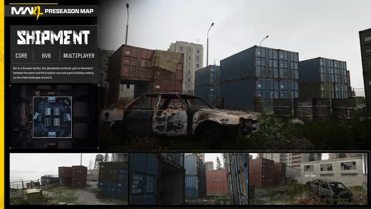 Карта Shipment в Modern Warfare 4